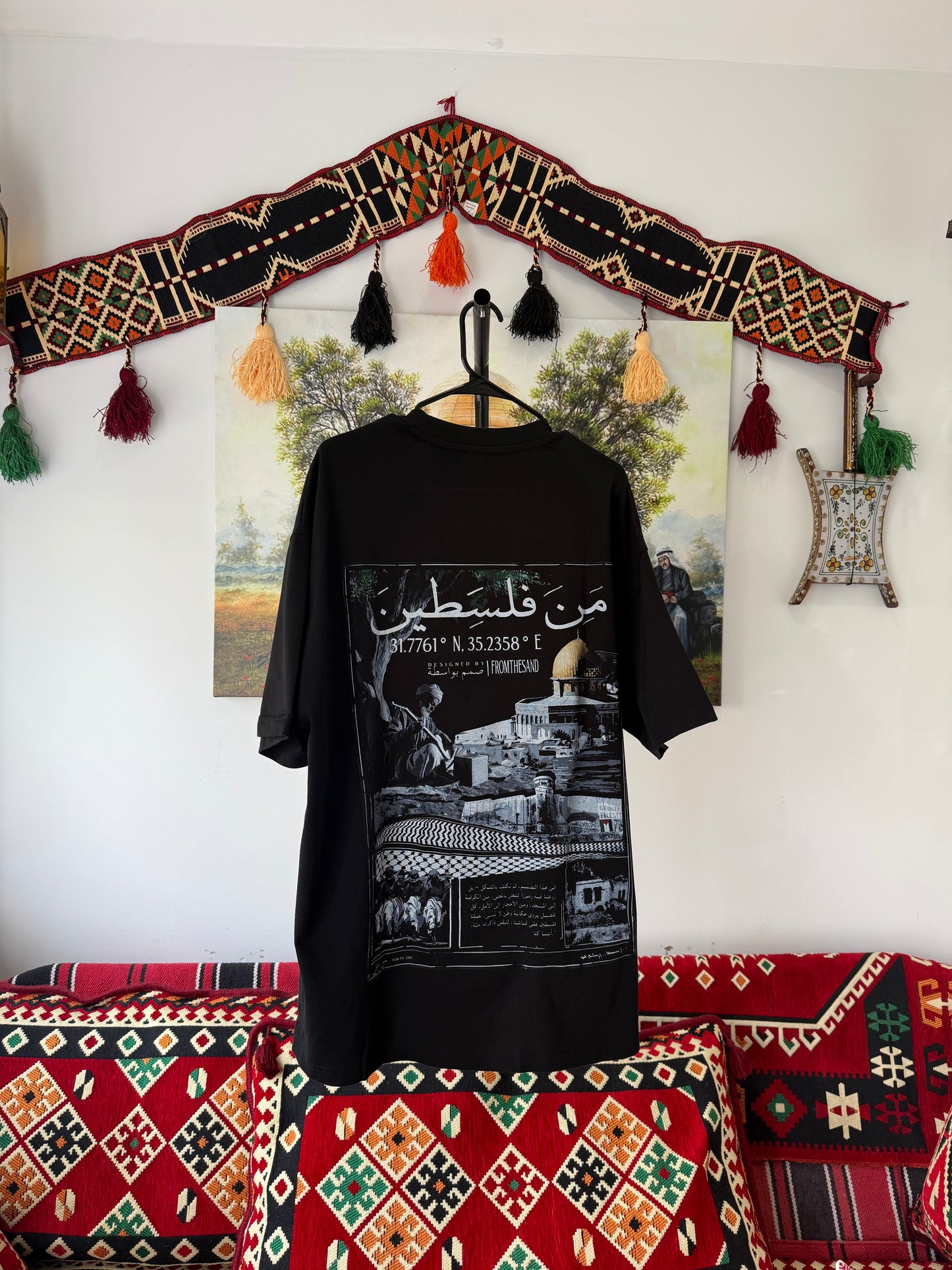 'FROM PALESTINE' T - BLK