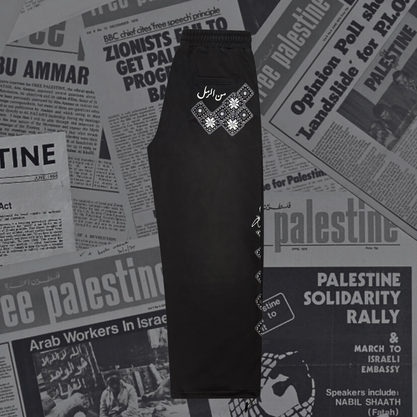 'FROM PALESTINE' SWEATPANTS