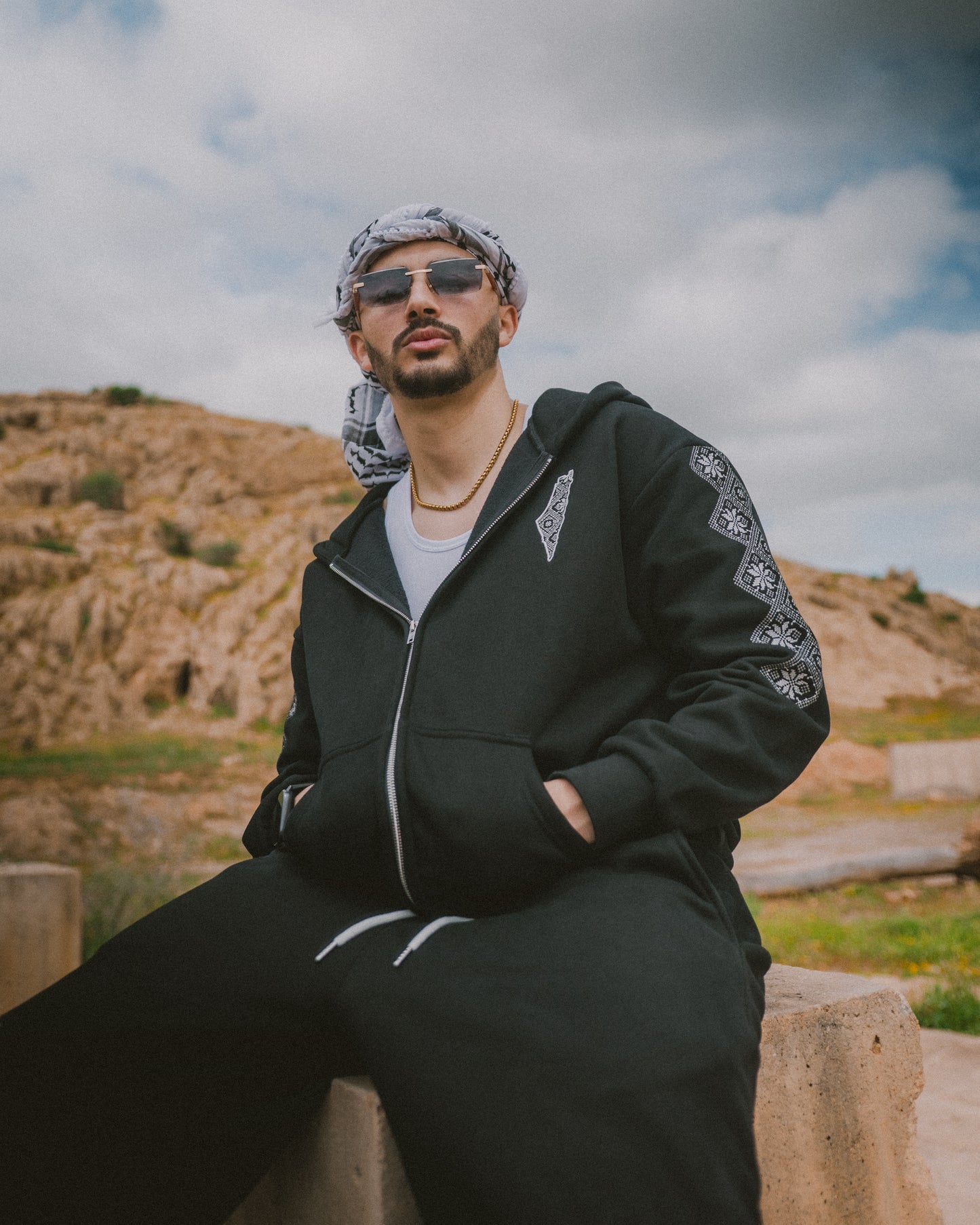 'FROM PALESTINE' 2 ZIP-UP