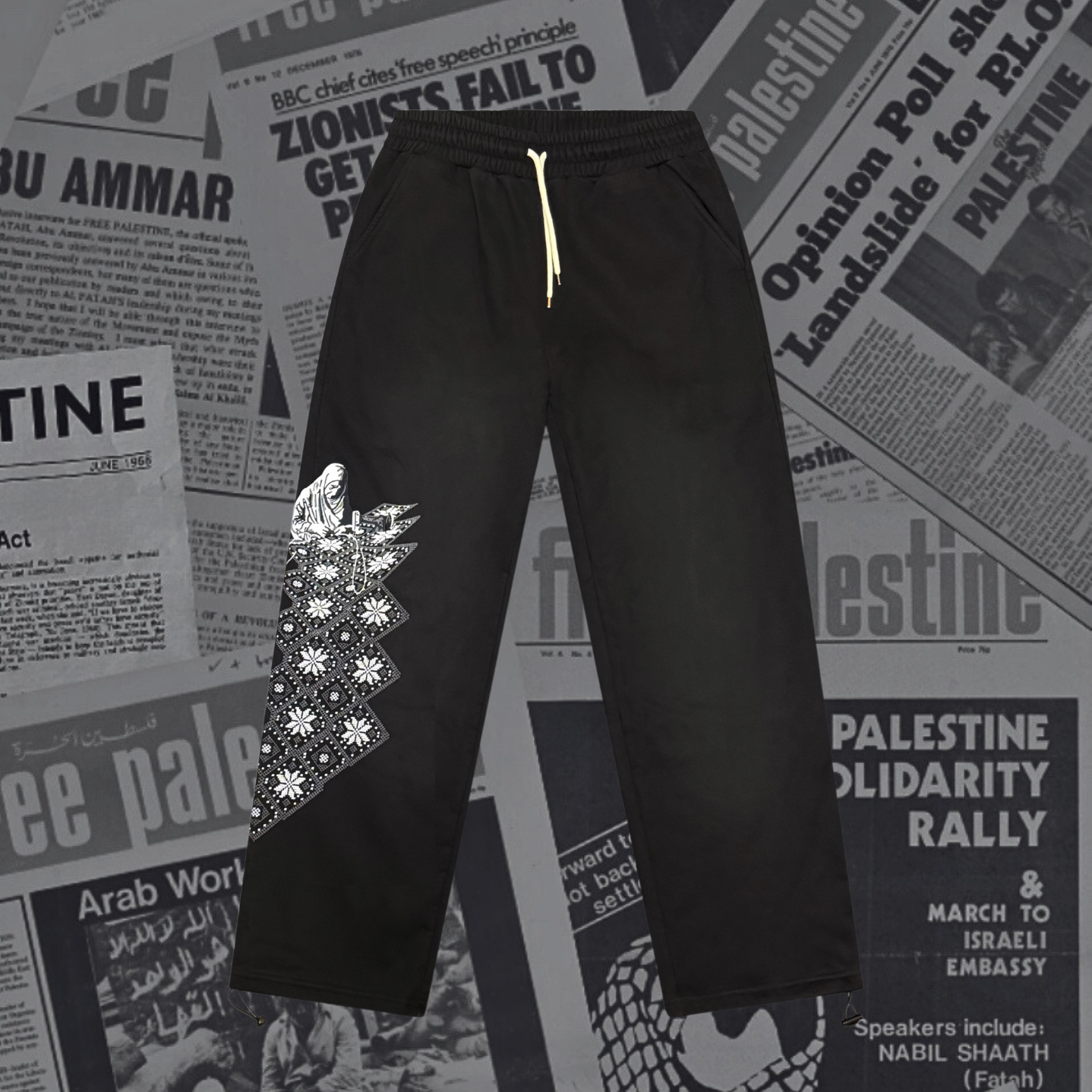 'FROM PALESTINE' SWEATPANTS
