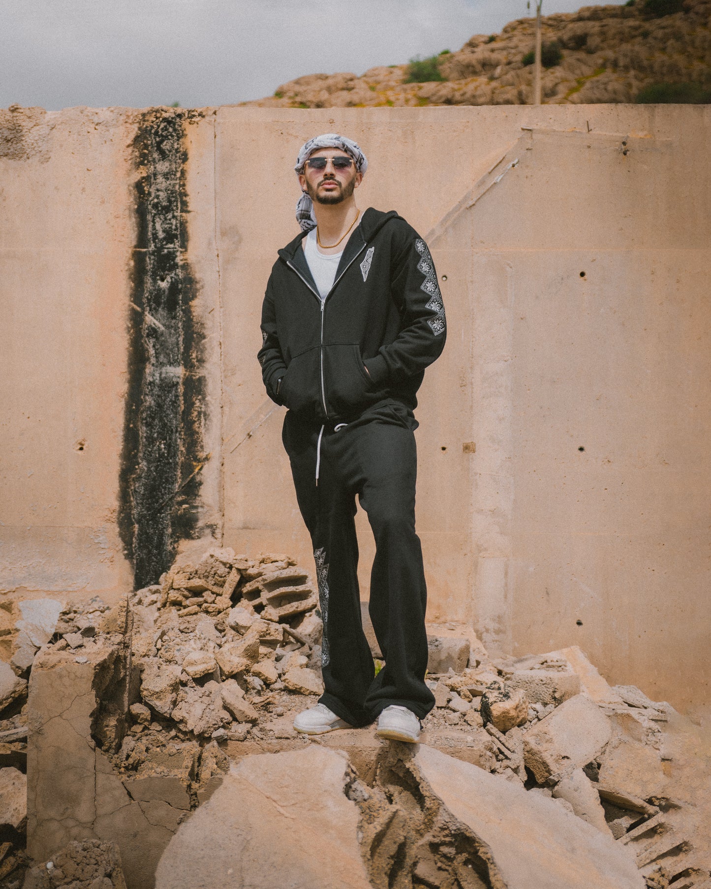 'FROM PALESTINE' SWEATPANTS