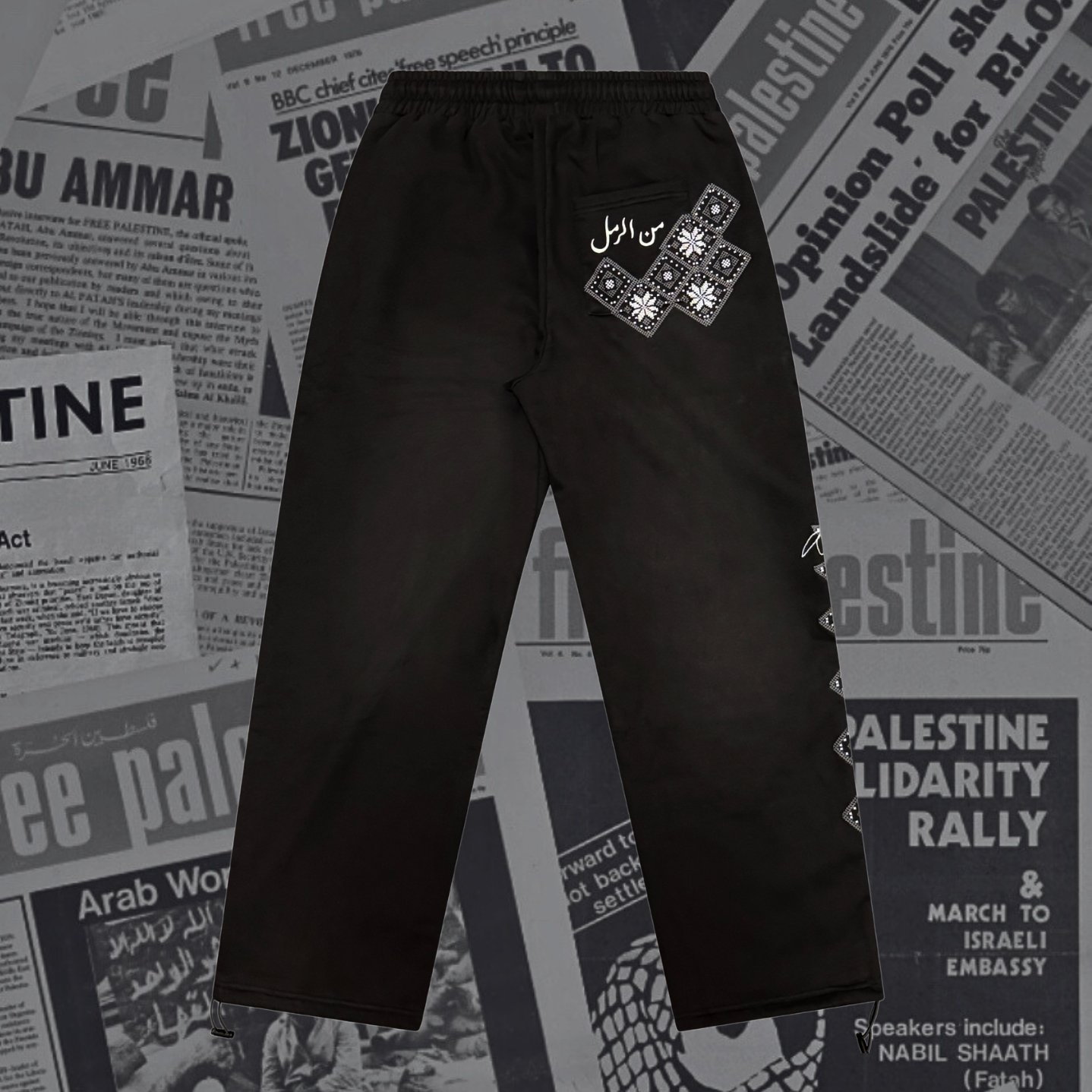 'FROM PALESTINE' SWEATPANTS