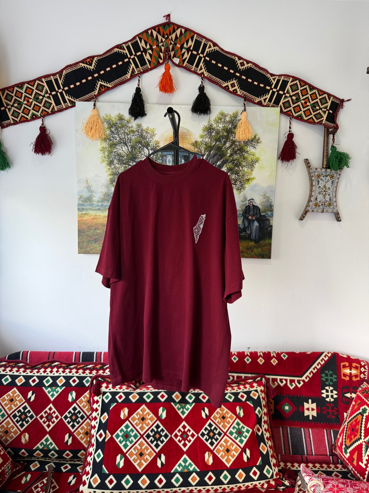 'FROM PALESTINE' T - MAROON