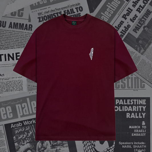 'FROM PALESTINE' T - MAROON